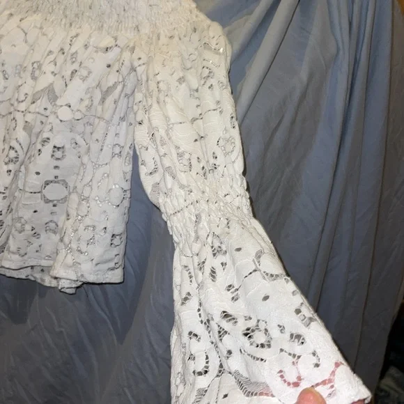 Bundle sale White lace Zara crop top size small - Picture 4 of 12